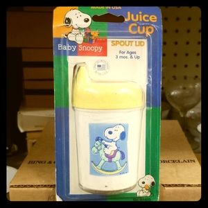 Vintage snoopy juice cup